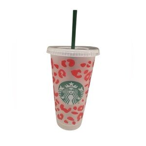 Starbucks Grande Pink Cheetah Cold Cup